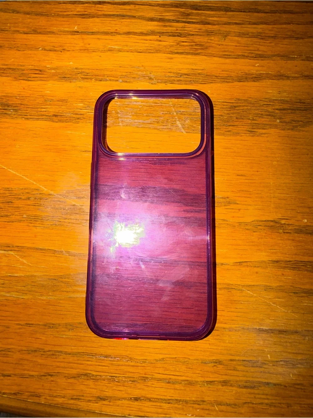 Purple Translucent Smartphone Case for IPhone 17 Pro